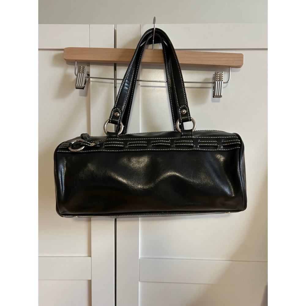 Vintage Nine West Black Shoulder Bag - Y2K Vibes